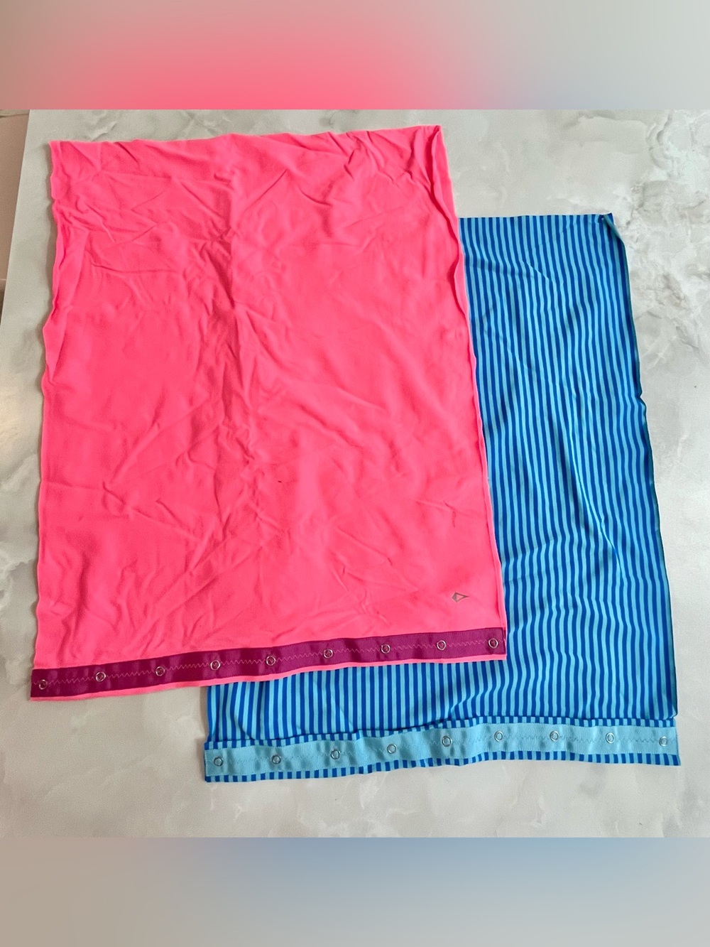 Ivivva Accessories by Lululemon Village Chill Scarf Set of 2 Pink & Blue OSFA